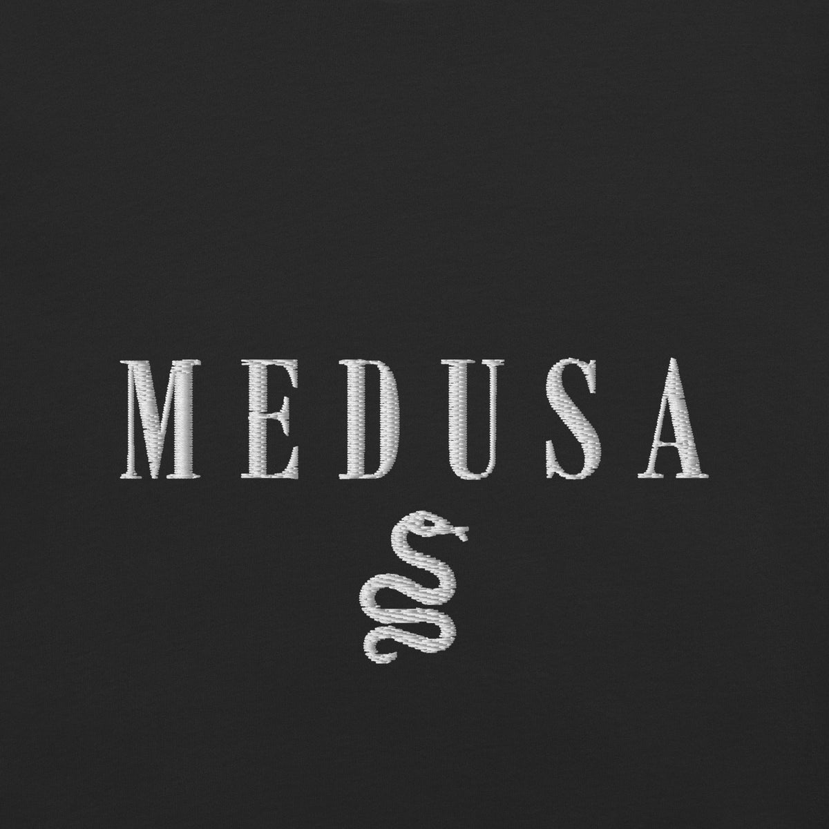 Medusa Embroidered Heavyweight Shirt with Art Back