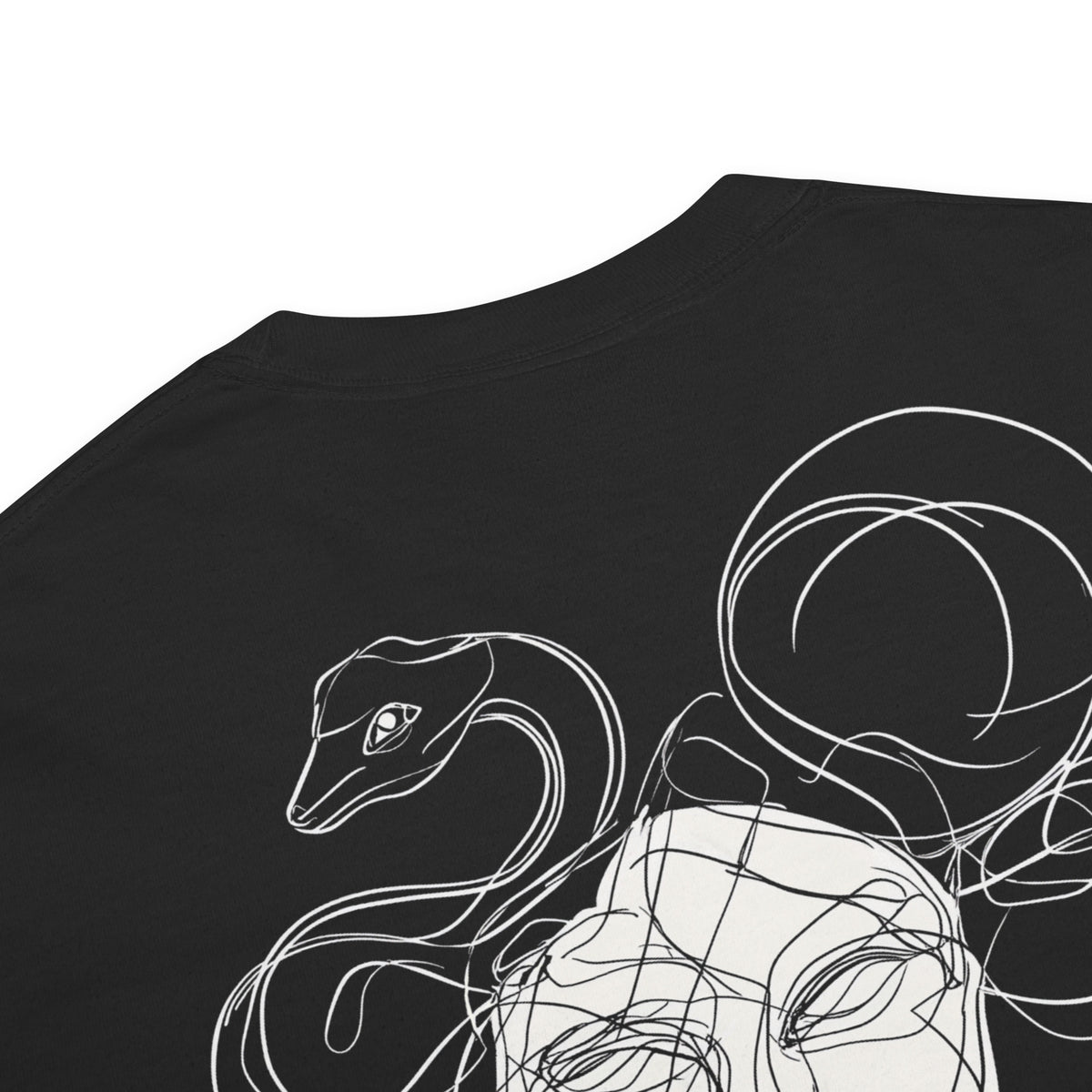 Medusa Embroidered Heavyweight Shirt with Art Back